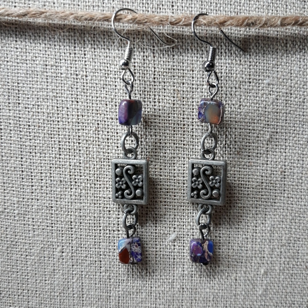Clearance Sale! Amethyst S earrings